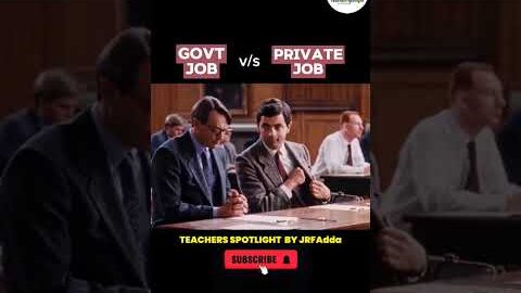 Difference Between Govt. Jobs Vs Private Jobs #dsssb #dsssb2024 #emrs #govtjobs #privatejobs #shorts