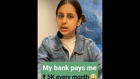 I get Rs 5,000 every month from my Bank! #unfinance #shorts