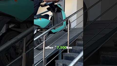 No service after 7,500km 🤯 Ather 450X  #ather450x #electricvehicle #automobile #olaelectric #viral