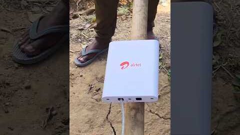 Airtel AirFiber in 4G Village Area?? #wifi #broadband #internet