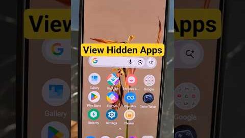 redmi mobile me hide app kaise dekhe #redmi #hideapp