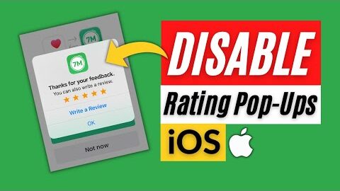 Tired of Rating Pop-Ups? How To Disable iOS In-App Reviews