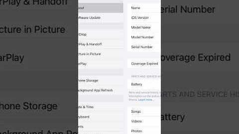 How to know parts and service history on iphone #iphone