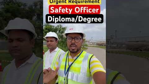 Need Safety Officer Diploma/Degree #job #shorts