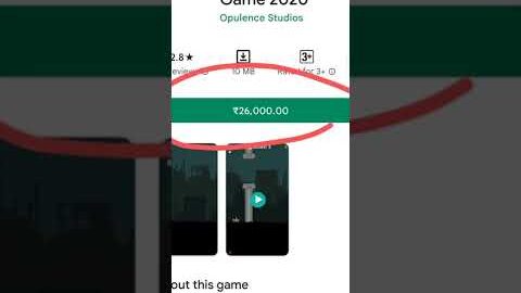 most paid game on playstore😱