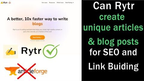 Rytr Review: Is it the Best AI Writer Tool? | Article Forge Alternative
