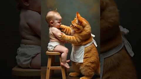 Orange cat #ai #cats #orangecat