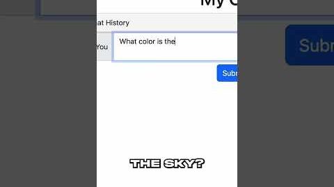 Creating My Own AI Chatbot… #chatgpt #ai #chatbot
