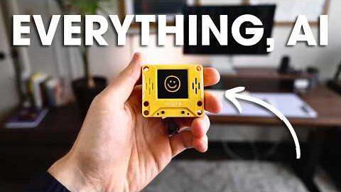 AIPI Lite Review / Tiny AI Gadget That Talks Back, Copies Voices & Sticks Anywhere