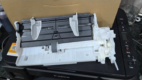 Canon G3010 G2010 Error E03 Paper jam Problem solve. Asf Unit change Error e051
