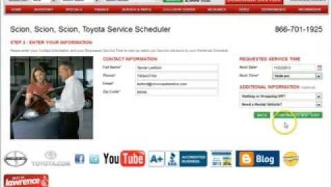 How To Schedule A Toyota Service Appointment Utilizing Our Online Service Scheduler