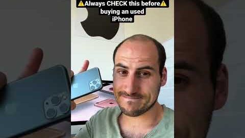 CHECK YOUR iPhone? Is it used or refurbished?