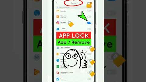 how to use app lock for redmi mobile in tamil#shorts