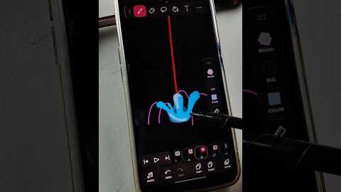 How To Make Waterdrop Animation In Mobile || Waterdrop Animation In Flipaclip App. #shorts