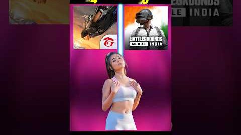 Free Fire VS Bgmi Comparison ❓ #shorts #ytshorts