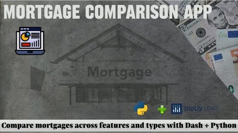Mortgage Comparison App with Python and Dash