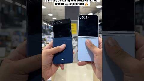 Samsung flip 6 vs Motorola razr 60 camera comparison | razr60 | flip 6 #comparison #ytshorts #shorts