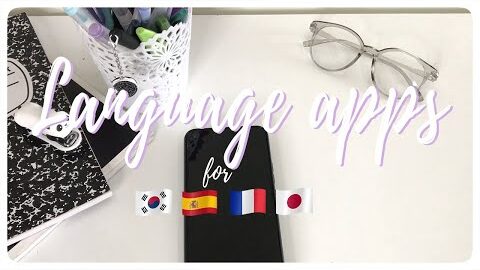 My Favorite Language Learning Apps // App Recommendations for Korean, Japanese, Spanish and French.