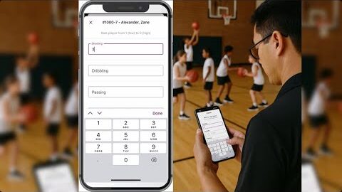 Zero to Evals in 5 minutes – Basketball – Bravara Free app player evaluation, draft, team formation