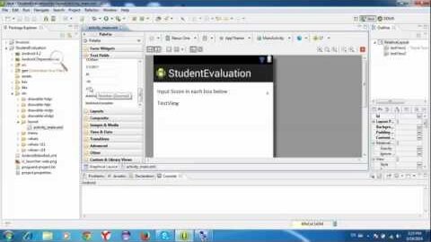 Student Evaluation – Android Mobile Apllication part1