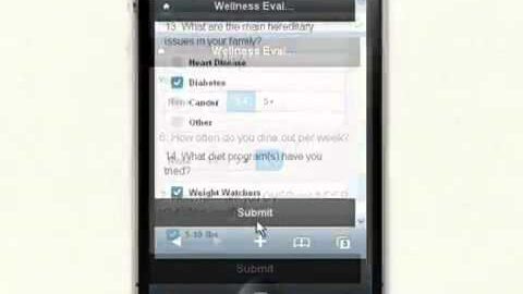 theIOffice – Customer App Survey/Wellness Evaluation Demo