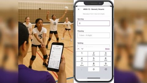 Zero to Evals in 5 minutes – Volleyball – Bravara Free app player evaluation, draft, team formation