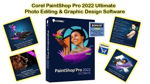 Corel PaintShop Pro 2022 Ultimate, Photo Editing & Graphic Design Software || AS Technical