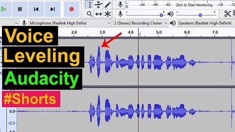 Make Sound Professional in Audacity – Sound Leveling in Audacity #Shorts