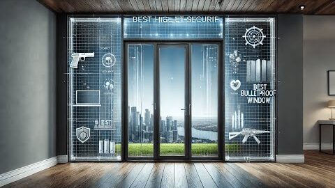 🛡️ BDF S4MC Window Film Security and Safety Clear 4 Mil | Best Bulletproof Window 🛡️