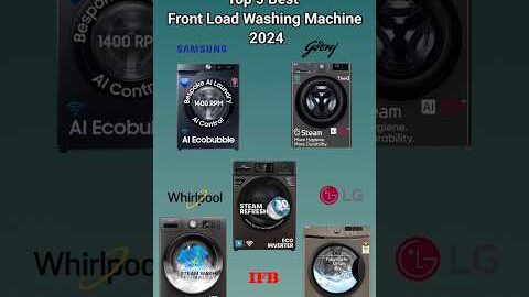 Best Front Load Washing Machine 2025🔥Top 5 Best Automatic Washing Machine For Indian Homes