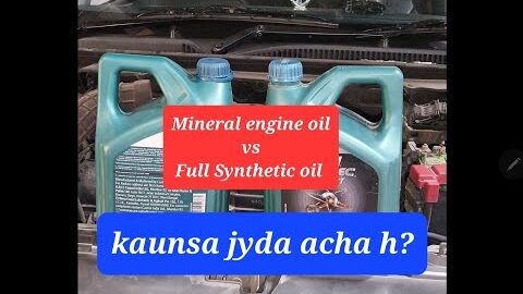 Synthetic engine oil vs mineral oil 🛢️| Which one is best | Explanation of engine oils | Comparison