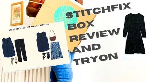 STITCH FIX REVIEW AND TRY ON | APRIL BOX, 5 ITEMS :#onlineservice,#stylingservice,#stitchfix