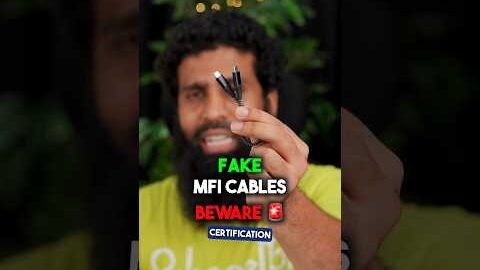 Beware of Fake mfi cables #shorts