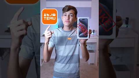 The $15 TEMU iPhone 15 that ACTUALLY works 😱😱 #shorts #iphone15 #temu