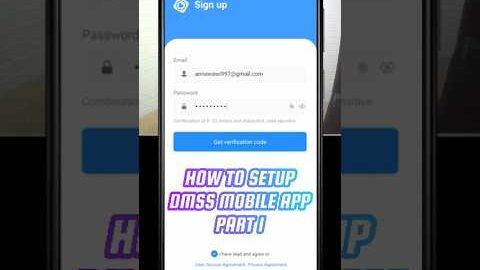 How To Setup DMSS Mobile App | Part 1 #cctv #cctvcamera #dahua