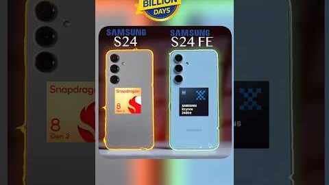 Samsung S24 Snapdragon vs Samsung S24 FE