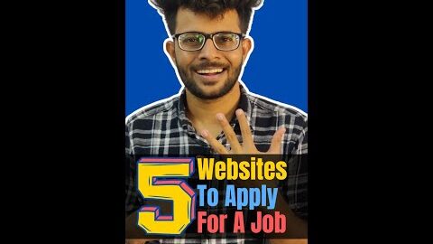 Top 5 Websites to Find Job🔥✨ | ( Freshers & Experienced) | #lmt | #shorts