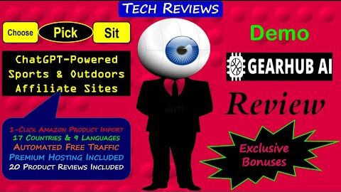 GearHub AI Review, Bonuses, Demo: Amazon Affiliate Review Sites With Sports & Outdoors Products