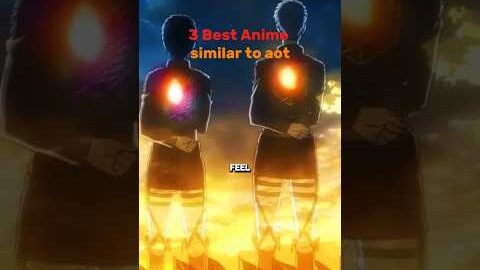 3 Animes like  Attack on titan #anime #aot #recommendations #codegeass