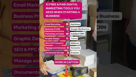 10 FREE DIGITAL MARKETING TOOLS YOU NEED WHEN STARTING A BUSINESS