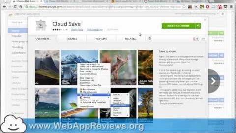 Cloud Save – Chrome Extension Review