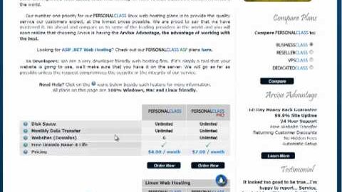 Arvixe Review: Is It Reliable? Watch a Quick Arvixe Web Hosting Reviews Today