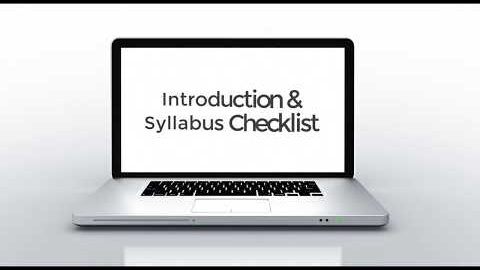 SWC Online Evaluation Forms: Introduction and Syllabus Checklist