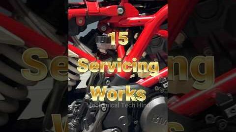 15 Important Servicing Works That Must Be Done On Bike / Scooter / Motorcycle #shorts