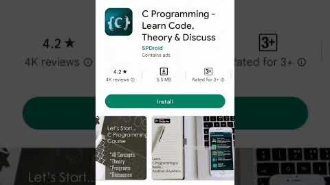 5 best Android App for C programming | mobile programming
