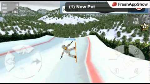 Crazy Snowboard on the FreshAppShow – Android App Reviews