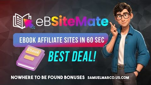 eBsiteMate Review: eBOOK SITES IN 60 SEC? eBsite Mate Review | eBsiteMate Review