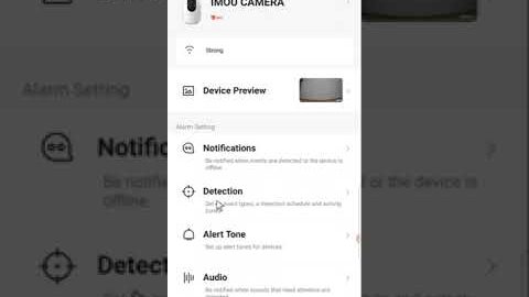 Enable Smart Tracking Imou Camera #shorts