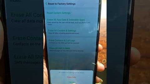 Oppo a3s factory reset setting // erase all data ( factory reset )