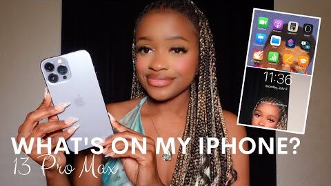 WHAT’S ON MY IPHONE 13 PRO MAX 2022 + APP RECOMMENDATIONS | TIANA LOVE